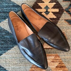 Madewell Leather Pointed Toe Loafers